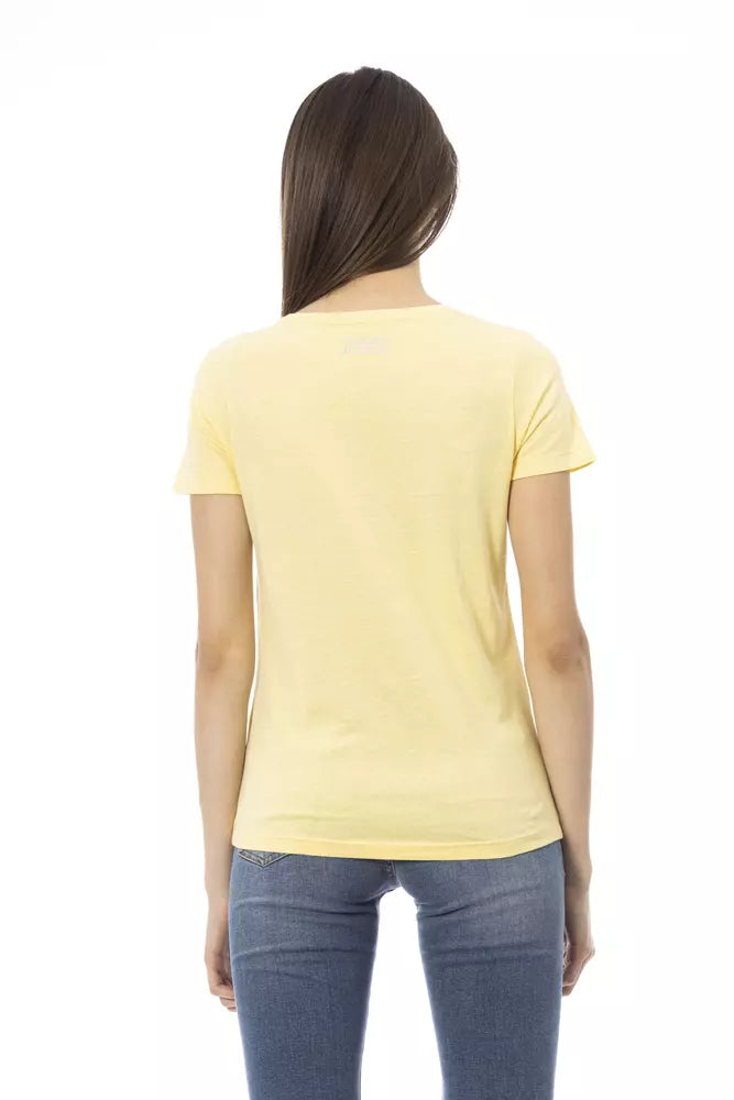 Yellow Cotton Women Top - SEHABRANDS