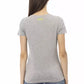 Gray Cotton Women Top - SEHABRANDS