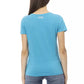 Light Blue Cotton Women Top - SEHABRANDS