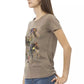 Brown Cotton Women Top - SEHABRANDS