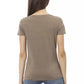 Brown Cotton Women Top - SEHABRANDS