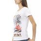 White Cotton Women T-Shirt - SEHABRANDS