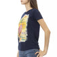 Blue Cotton Women T-Shirt - SEHABRANDS