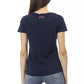 Blue Cotton Women T-Shirt - SEHABRANDS