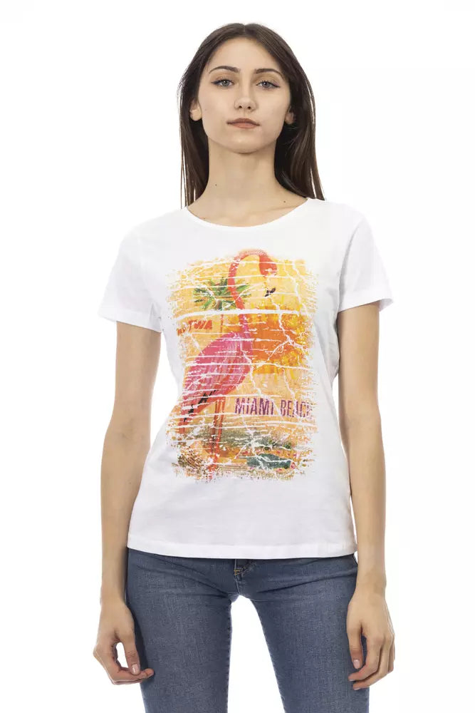 White Cotton Women Top - SEHABRANDS