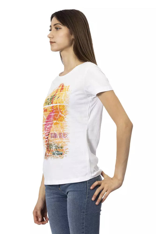 White Cotton Women Top - SEHABRANDS