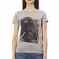 Gray Cotton Women Top - SEHABRANDS