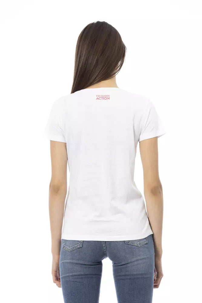 White Cotton Women Top - SEHABRANDS