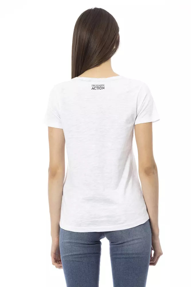 White Cotton Women Top - SEHABRANDS