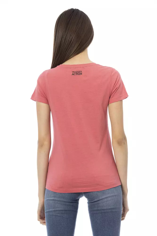 Pink Cotton Women Top - SEHABRANDS