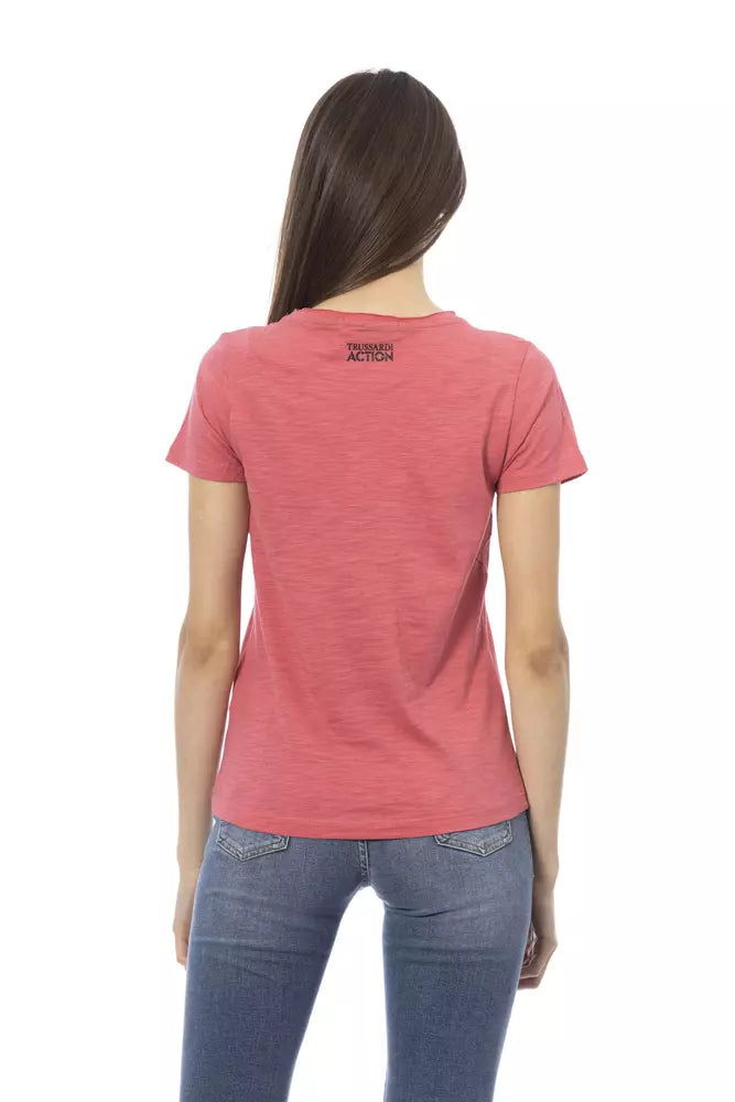 Pink Cotton Women Top - SEHABRANDS