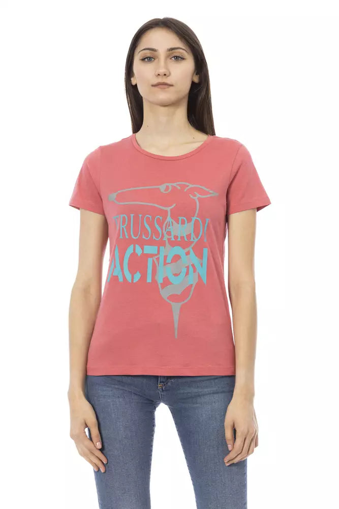 Pink Cotton Women Top - SEHABRANDS