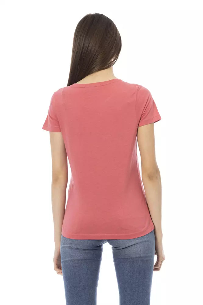 Pink Cotton Women Top - SEHABRANDS