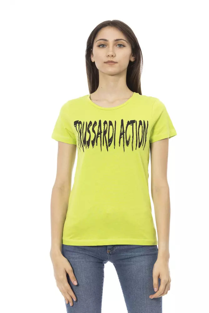 Green Cotton Women Top - SEHABRANDS