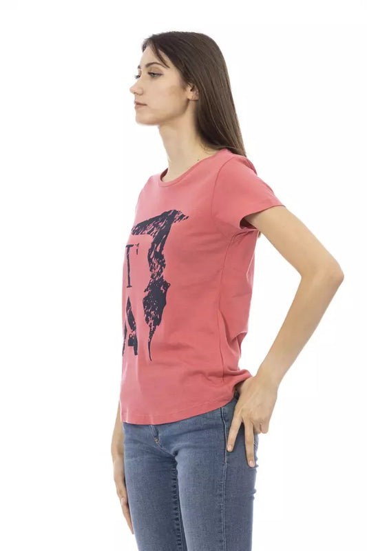 Pink Cotton Women Top - SEHABRANDS