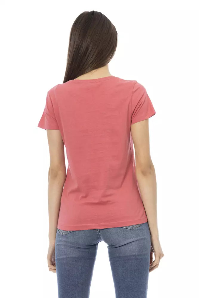 Pink Cotton Women Top - SEHABRANDS