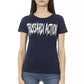 Blue Cotton Women T-Shirt - SEHABRANDS