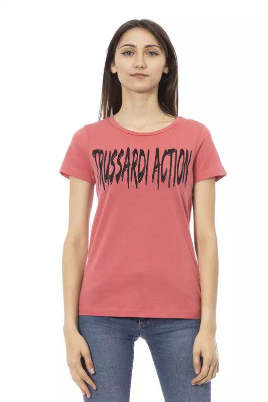 Pink Cotton Women Top - SEHABRANDS