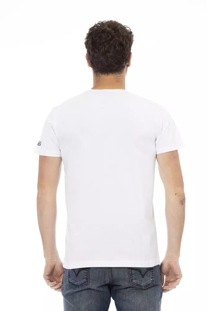 White Cotton Men T-Shirt - SEHABRANDS