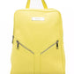 Sunshine Yellow Leather Backpack - SEHABRANDS