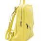 Sunshine Yellow Leather Backpack - SEHABRANDS