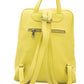 Sunshine Yellow Leather Backpack - SEHABRANDS