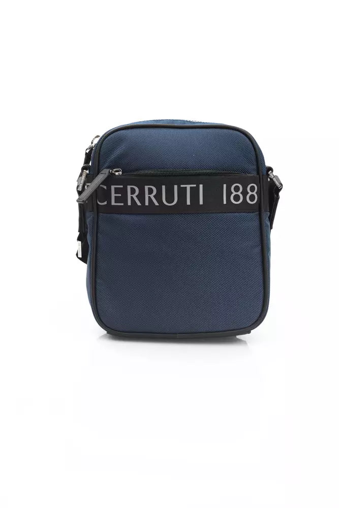 Blue Nylon Men Messenger Bag - SEHABRANDS