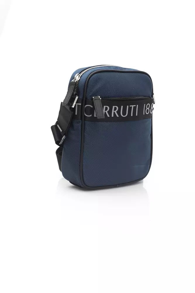 Blue Nylon Men Messenger Bag - SEHABRANDS