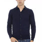 Blue Cotton Men Shirt - SEHABRANDS