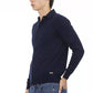 Blue Cotton Men Shirt - SEHABRANDS