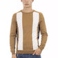 Brown Cotton Men Sweater - SEHABRANDS