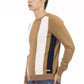 Brown Cotton Men Sweater - SEHABRANDS