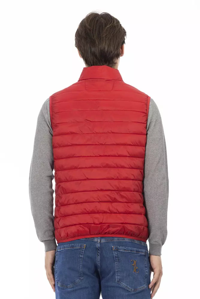 Red Polyester Men Jacket - SEHABRANDS