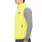 Yellow Polyester Men Sleeveless Jacket - SEHABRANDS