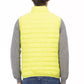 Yellow Polyester Men Sleeveless Jacket - SEHABRANDS