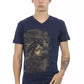 Blue Cotton Men T-Shirt - SEHABRANDS