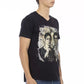 Black Cotton Mens TShirt - SEHABRANDS