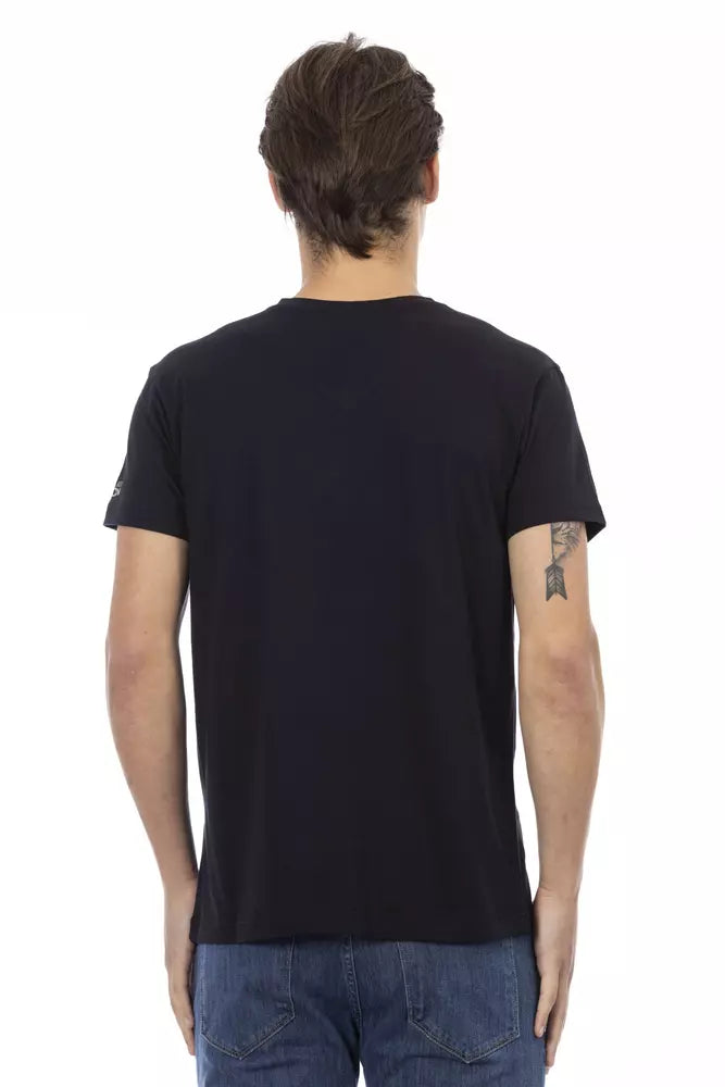 Black Cotton Mens TShirt - SEHABRANDS