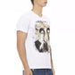 Elegant V-Neck Designer Tee with Chic Front Print - SEHABRANDS