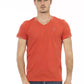 Orange Cotton Men T-Shirt - SEHABRANDS