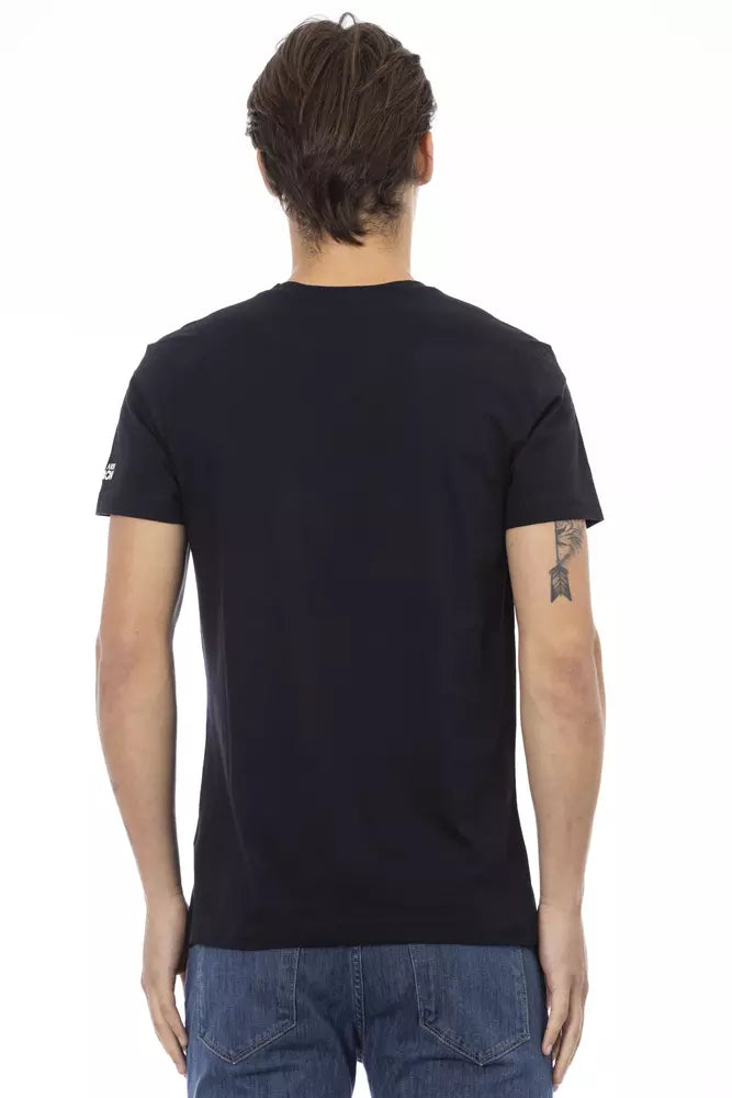 Black Cotton Men's T-Shirt - SEHABRANDS