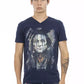 Blue Cotton Men T-Shirt - SEHABRANDS