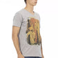 Gray Cotton Men T-Shirt - SEHABRANDS