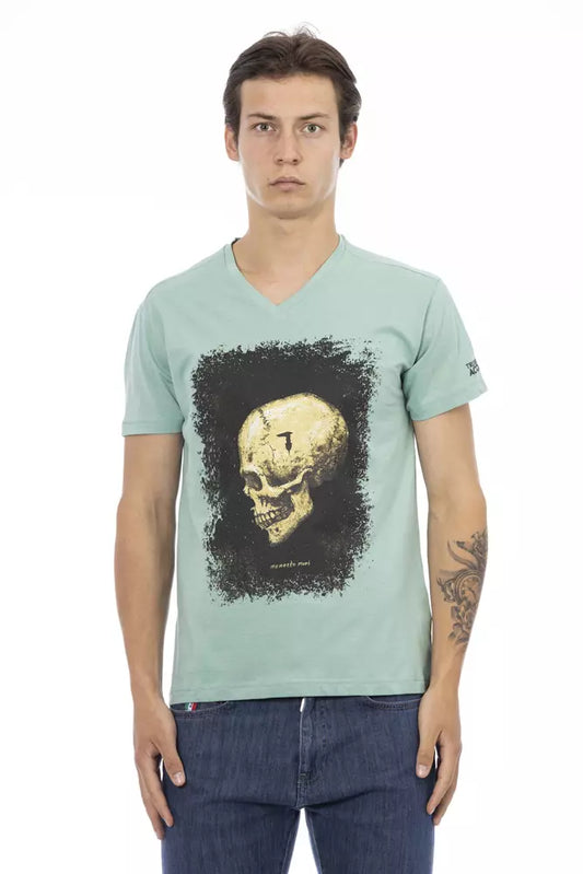 Green Cotton Men T-Shirt - SEHABRANDS