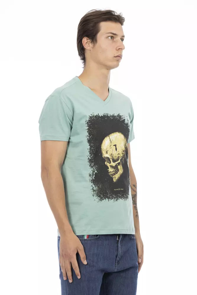 Green Cotton Men T-Shirt - SEHABRANDS