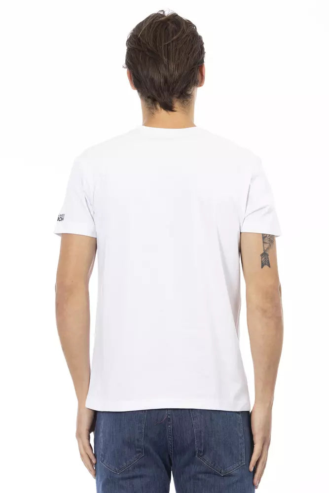 White Cotton Men T-Shirt - SEHABRANDS