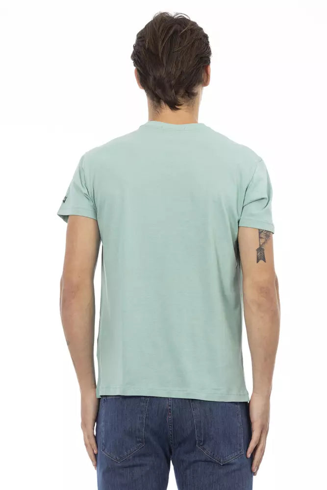 Green Cotton Men T-Shirt - SEHABRANDS