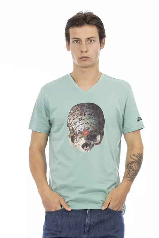 Green Cotton Men T-Shirt - SEHABRANDS