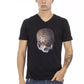 Black Cotton Men T-Shirt - SEHABRANDS