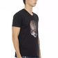 Black Cotton Men T-Shirt - SEHABRANDS